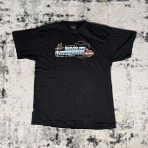 Y2K Harley Davidson The Road is Eternal T-Shirt